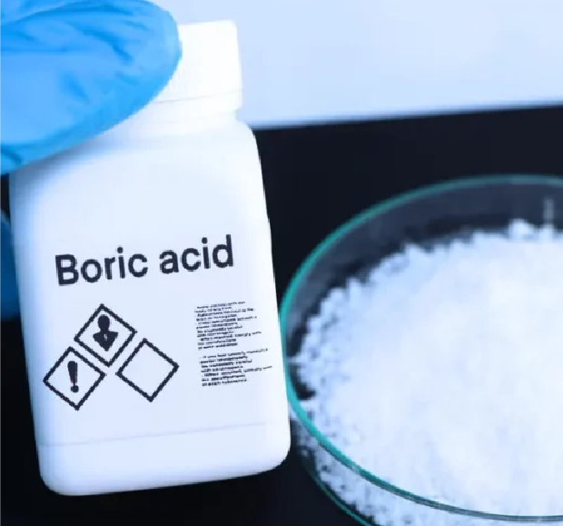 Boric Acid Sample in industrial setting