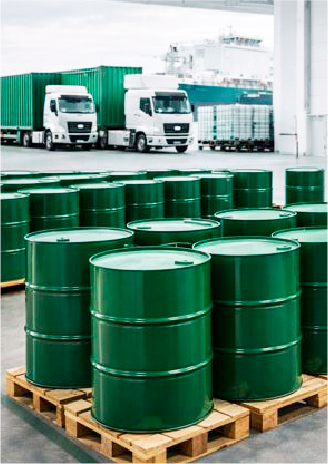 Chemical Drums of Boric Acid